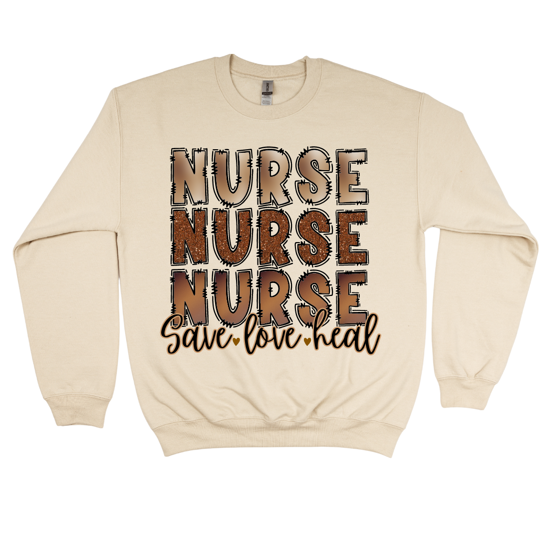 Melanin: Nurse Sweater/T-Shirt
