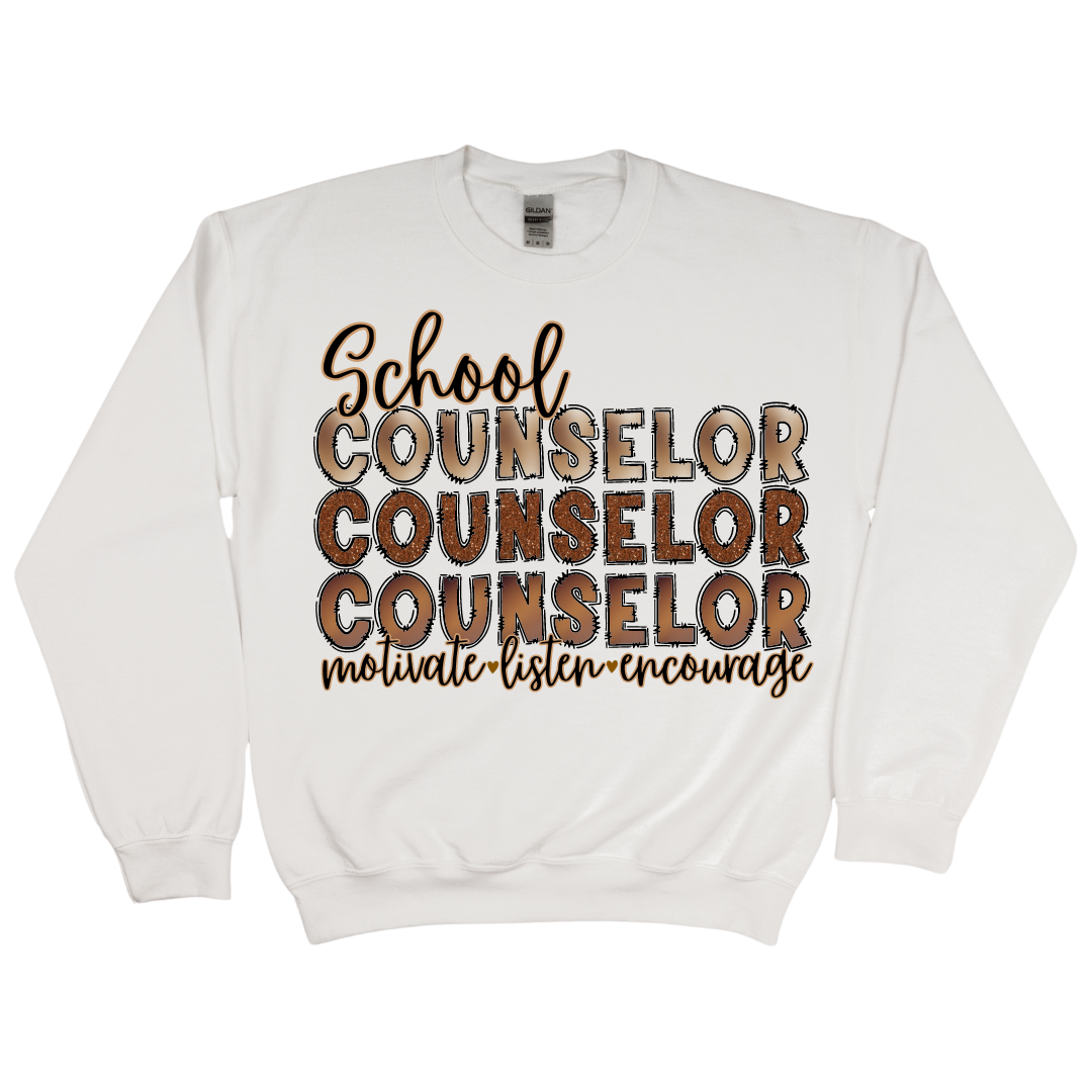 Melanin: School Counselor Sweater/T-Shirt