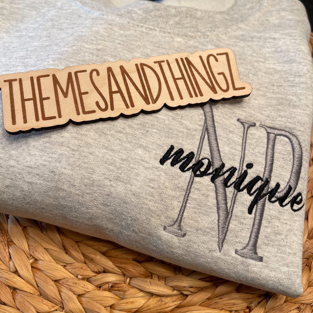 Embroidered Nurse Sweatshirt