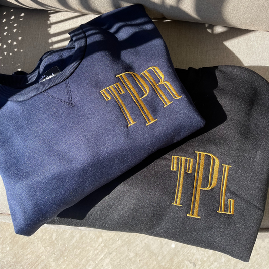 Embroidered Monogrammed Sweatshirt
