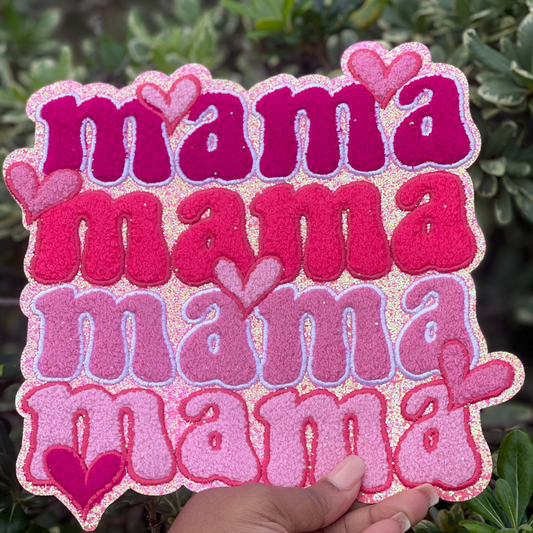 Chenille Patch -Mama