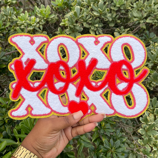 Chenille Patch-XOXO