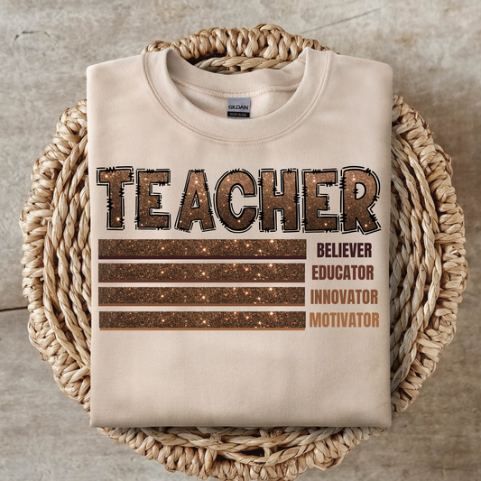 Melanin: Teacher: Affirmation Sweater/T-Shirt