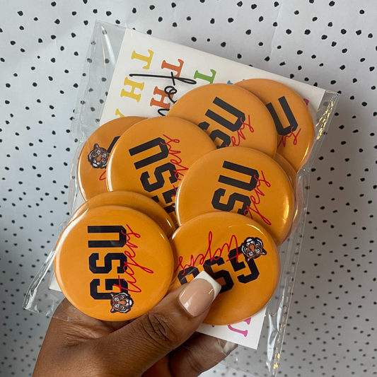 Button: GSU TIGERS
