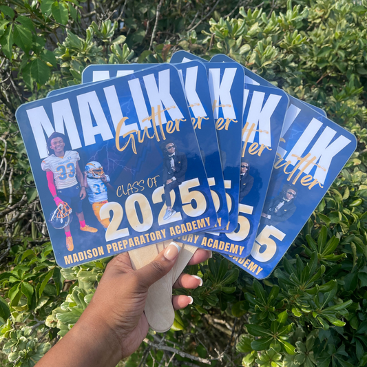 Custom Graduation Fans