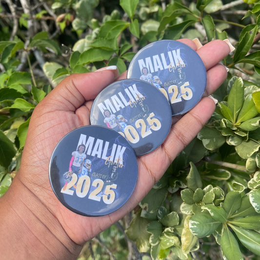 Button: Custom Graduation Pin Button