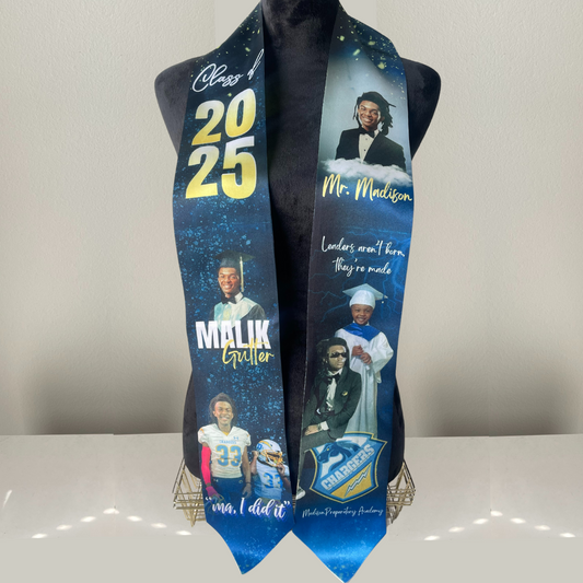 Custom Sublimation Graduation Stole